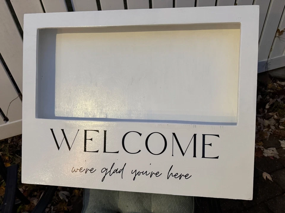 Letrero de bienvenida de boda Foto 4 de 4