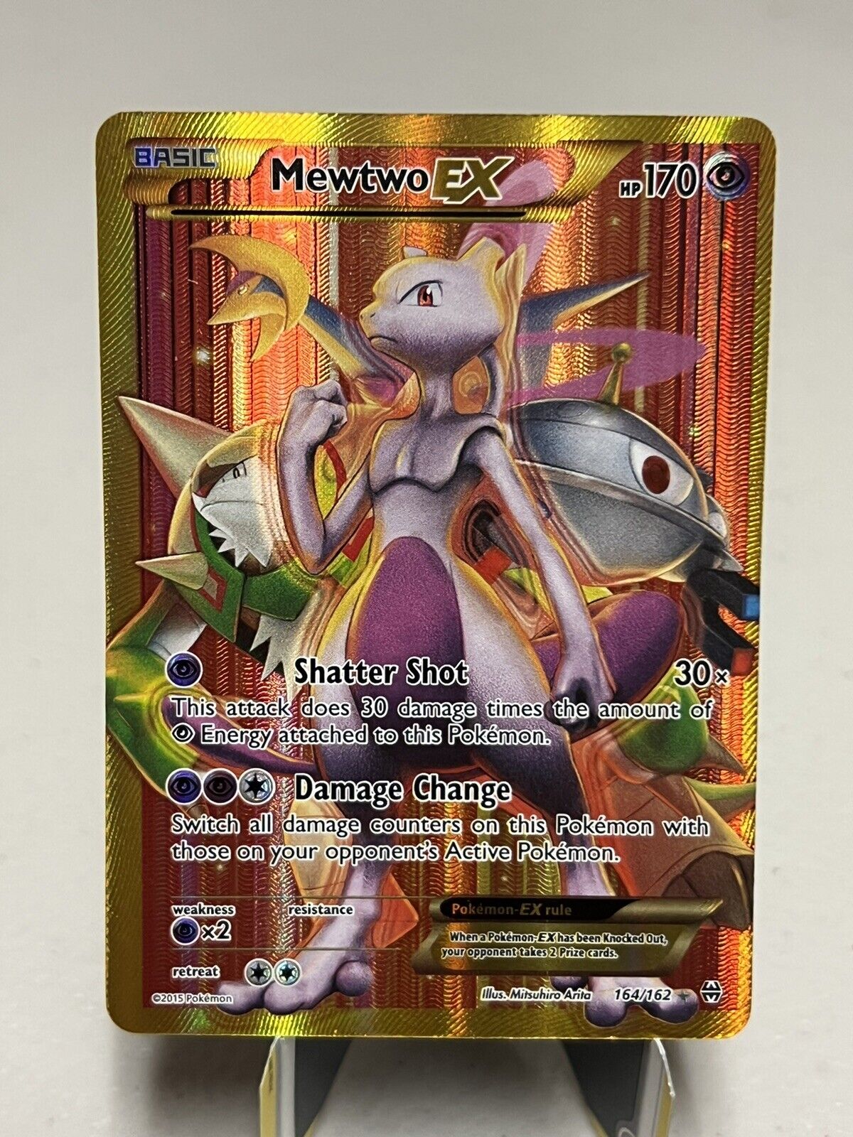 Mewtwo EX Gold For Sale - MAVIN