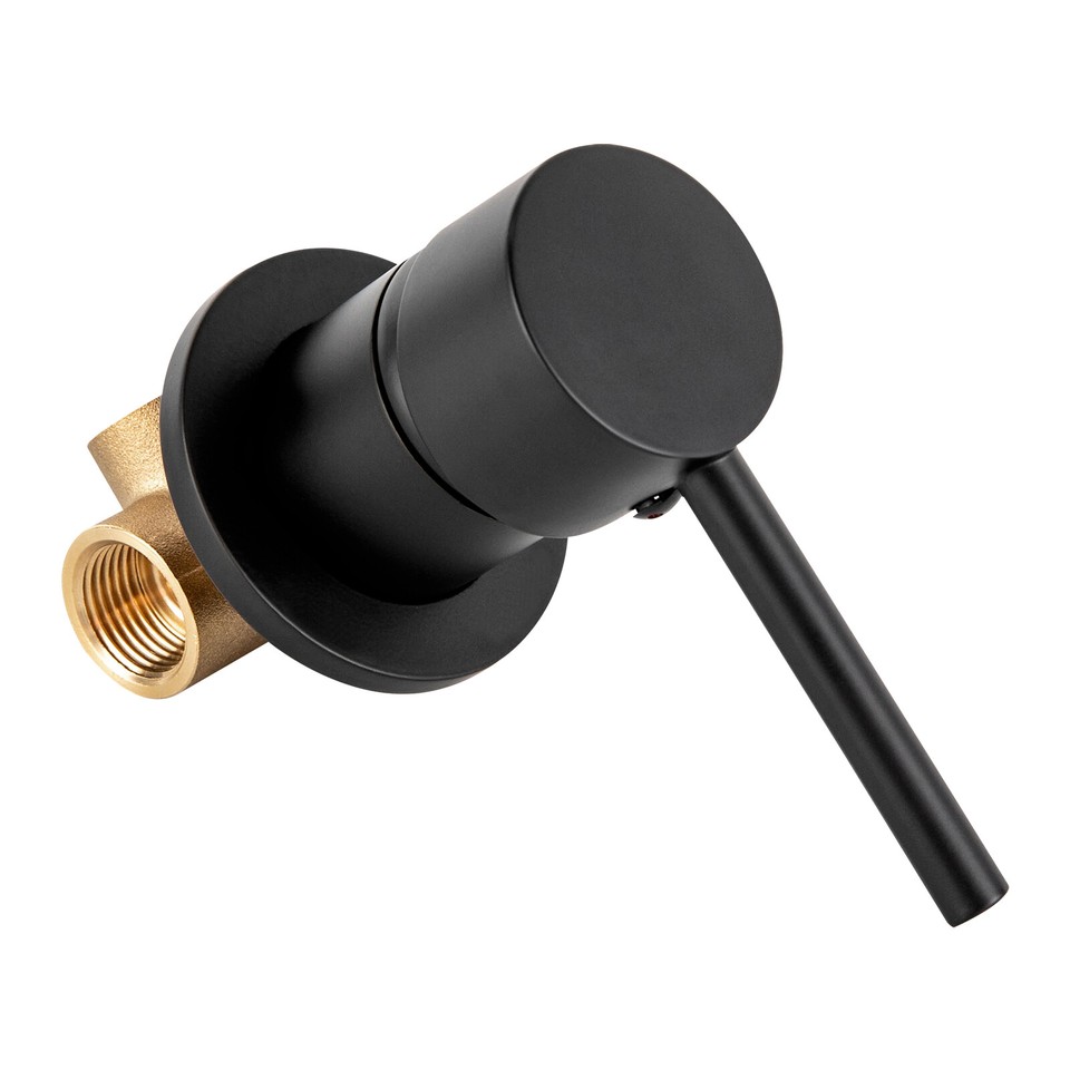 Wall Mount Shower Tap Control Valve Single Handle Brass Hot & Cold