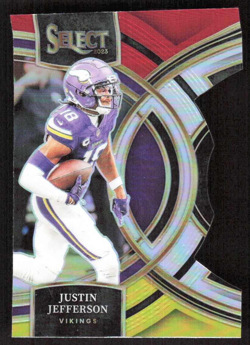 2023 4823D PANINI SELECT RED & YELLOW PRIZM DIE-CUT JUSTIN 2023 4823D PANINI SELECT RED & YELLOW PRIZM DIE-CUT JUSTIN