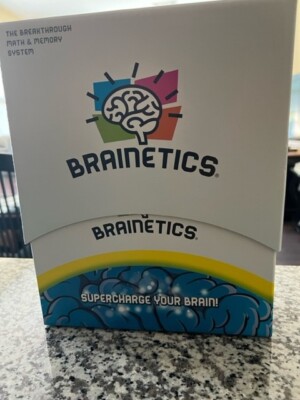 Brainetics Enhanced Program! The Breakthrough Math & Memory System New Open Box