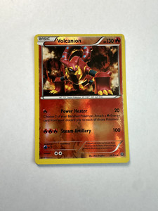 Volcanion - 25/114 XY: Steam Siege - Rare Reverse Holo - NM