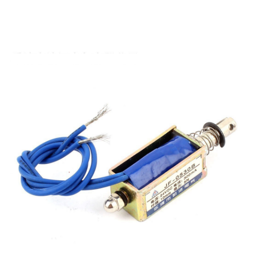 ZYE1-0530 DC 6V 1A 10mm Stroke Push Pull Type Open Frame Solenoid - Picture 2 of 2