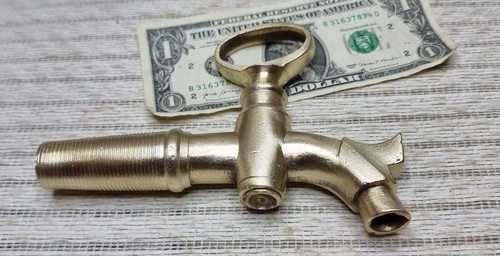 🔴🔴Big Brass or Bronze Wine Beer Barrel, Keg or Cask Spigot, Tap Works - Picture 3 of 4