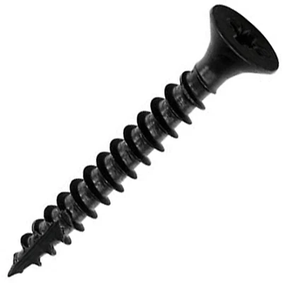 SS8 Drywall Plasterboard Screws Coarse Thread Bugle Head Black Phosphate 25-160mm