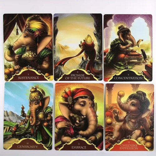 Whispers of Lord Ganesha Oracle 50 Card Deck - Picture 3 of 9