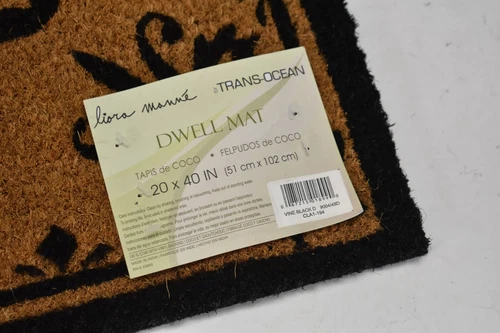 Trans Ocean Liora Manne Import Co Terrace Tile Dwell Mat Coir 20" x 40" - Picture 3 of 5