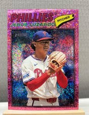 2026 Topps Heritage Jesus Luzardo Pink Sparkle Parallel Philadelphia Phillies 