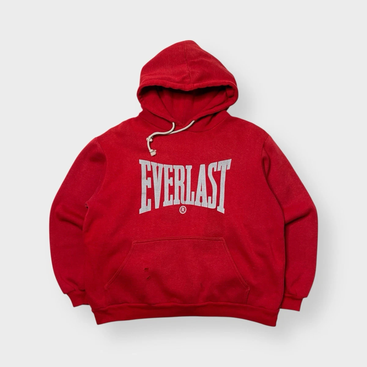 Sweat à Capuche Everlast College Homme - Bleu Clair, Coton, Taille XL (52)