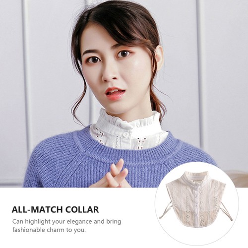 Fake Collar on The Black Ear Shirt False-collar Women Women's Fashionable - Picture 4 of 12