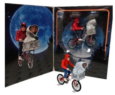 NECA Toys E.T. & Elliott with Bicycle 40th Anniversary Movie Special Mint in Box