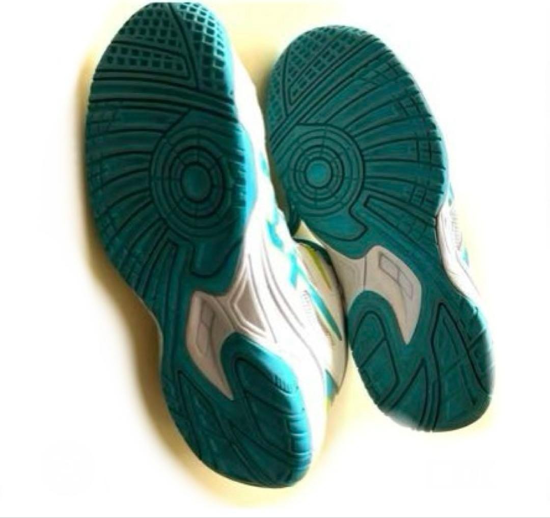 Asics Gel-Bash Sneakers White Yellow Blue 25cm Men's Athletic Shoes thumbnail 4