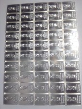 50 x 1 gr. Cook Island silver bars combi coin Valcambi Suisse from box of 100 n1