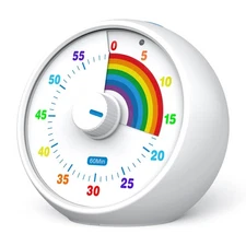 Visual Timer for , 60-Minute Countdown for Classroom Office Kitchen, Desk Tim...