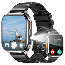 Smart Watches for Men Women with Built-in Camera 2.01" Touch Screen Play local