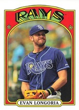 EVAN LONGORIA 2013 TOPPS 1972 MINI BASEBALL TM-37