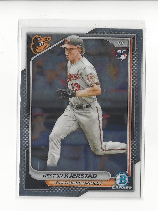 2024 Bowman Chrome #44 Heston Kjerstad RC Rookie Orioles
