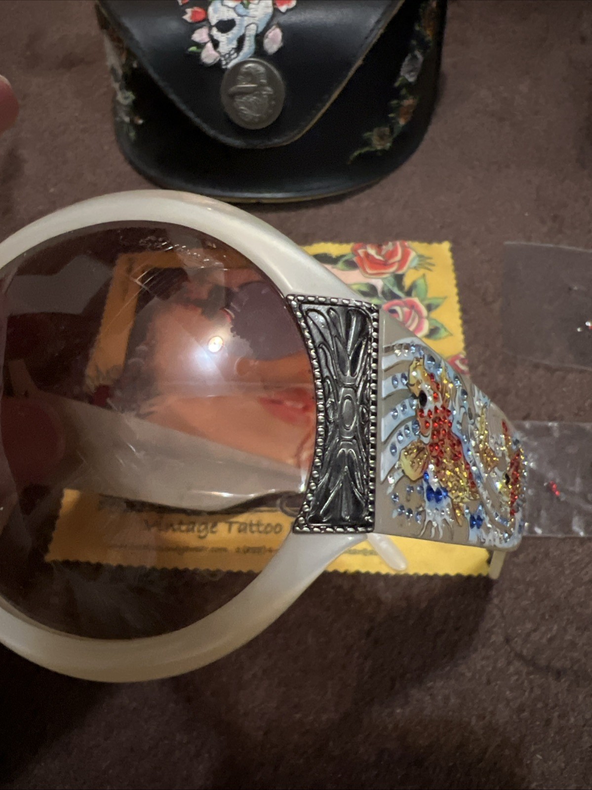 2000’s Ed Hardy Sunglasses, EHS-022, Cloud, With … - image 3