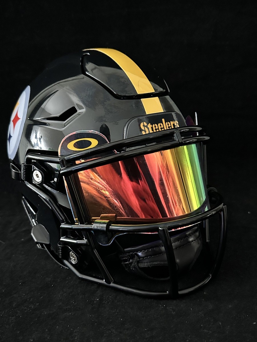 Pittsburgh Steelers Midi Speedflex Blacked out helmet! | eBay