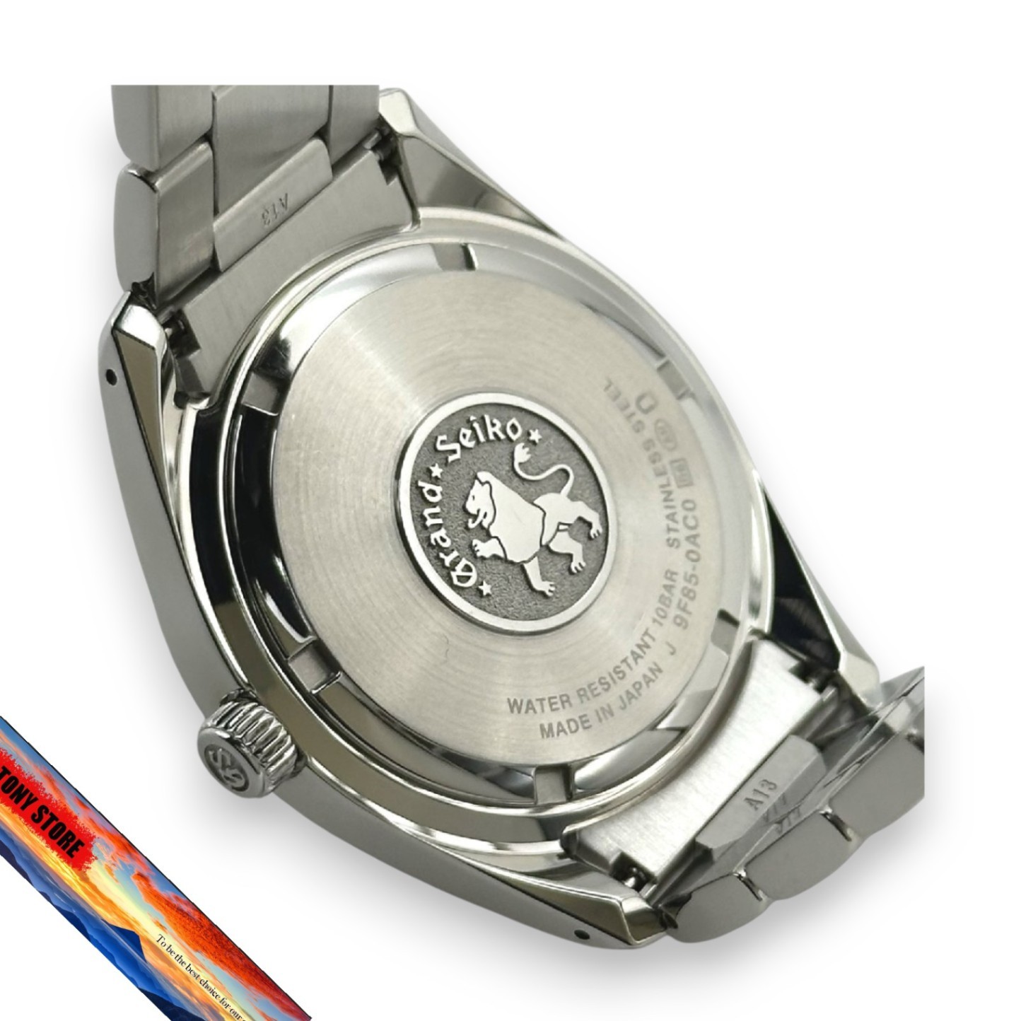 Grand Seiko Heritage SBGP009 9F Quartz Silver Stainless Steel Watch image 2