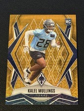 2025 Panini Phoenix Kalel Mullings #205 Gold Mojo /10 Tennessee Titans