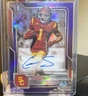 Topps Bowman Univ Chrome White Refractor Auto Eli Sanders USC #BCA-ESA 2025