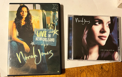 NORAH JONES Come Away With Me & Live In New Orleans DVD Jazz Blues CD