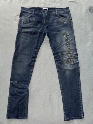 Pierre Balmain Men s Slim Fit Blue Denim Jeans Dark Wash Size 40 