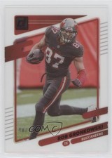 2021 Panini Clearly Donruss Red 40/49 Rob Gronkowski #45 s7f