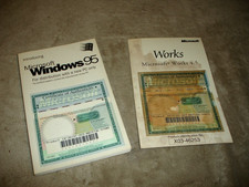 Vintage Windows 95 User Guide w/COA and Micro...