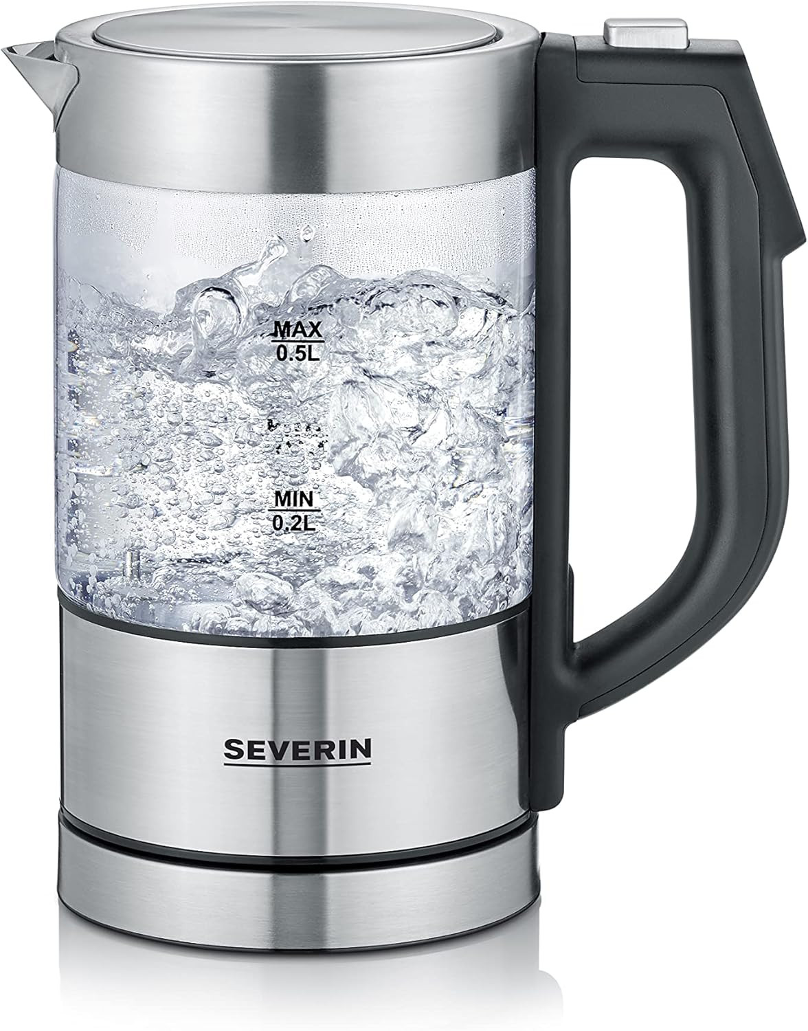 Bollitore Digitale Design 0.5L 1100W: Lusso Compatto per la Tua Cucina