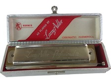 Hohner Larry Adler Professional 12 Chromatic Harmonica Silver Germany