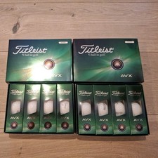 Brand New Titleist AVX Golf Balls - Latest  Model 24 balls 2 x boxes 