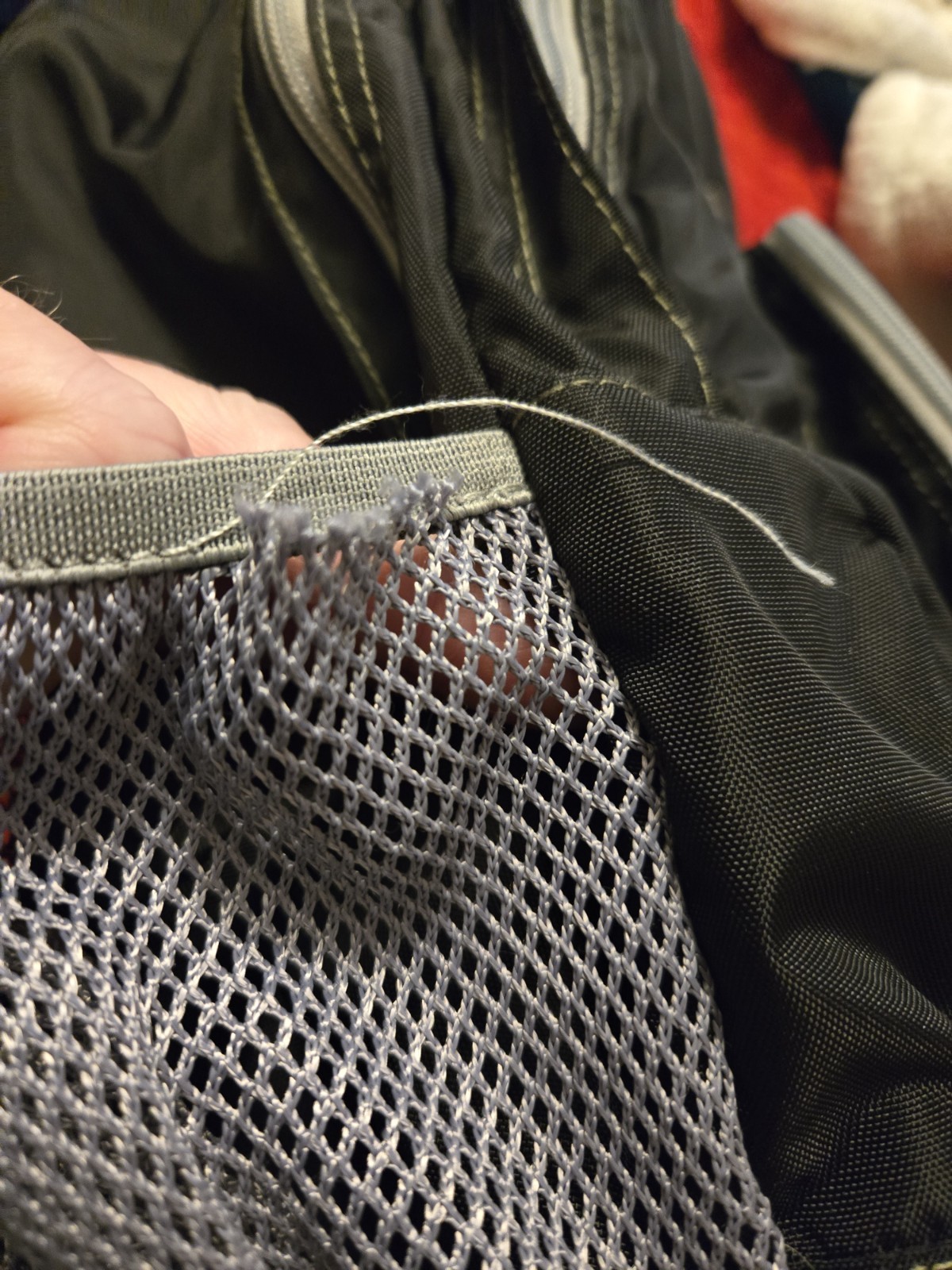 LL Bean Black Gray Backpack - image 9