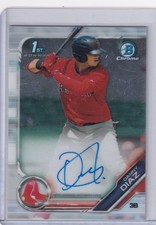 2019 Bowman Chrome #CPA-DD Danny Diaz Prospects Autographs