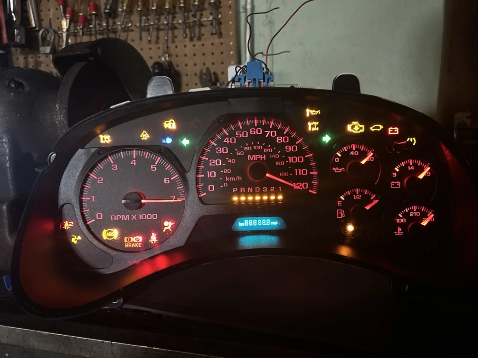 2002 - 09 吉姆西特使雪佛兰 Trail Blazer 仪器集群 25933652 无 DIC 见说明 — 第 2/4 张图片