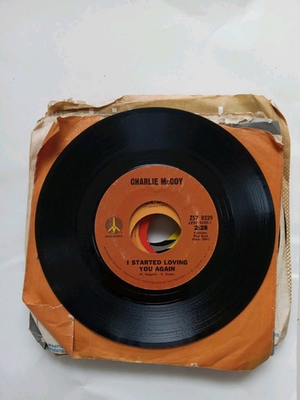 #ad Charlie McCoy I Started Loving You Again Single Monument Records $9.00