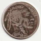 1936 US Indian Head Buffalo Nickel FULL DATE Rare 90 Year Old Collection Coin