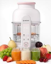 AMZCHEF Baby Food Maker with Auto Steam Blend, 9-in-1 Baby Puree Maker with ...