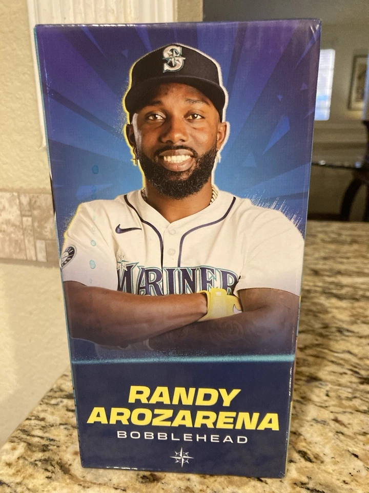 RANDY AROZARENA 5/27/25 BOBBLEHEAD Seattle Mariners  - Image 3 of 4