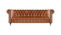 Wohnzimmer Viersitzer Chesterfield Designer Couchen Luxus Ledersofas