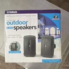 Yamaha NS-AW150 Weather Resistant Outdoor Speakers 2-Way 5" 120W Black