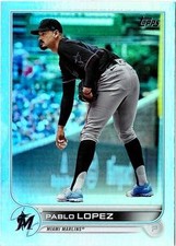 2022 Topps #644 Pablo Lopez Rainbow Foil