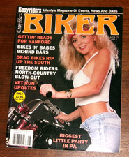 Vintage August 1989 Easyriders BIKER Magazine 87 Tattoos/Motorcycles Complete