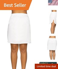 20 Inch Women's Elegant Half Slip - Versatile Slit  Lace Detail - Large Size