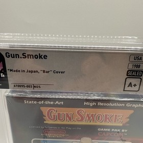 Gun.smoke NES WATA 8.5 A+ Seal