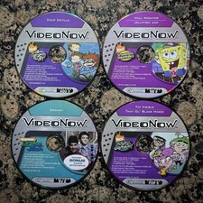 Lot of 4 Video Now Discs Spongebob Fairly Odd Parents Drake & Josh All Grown Up
