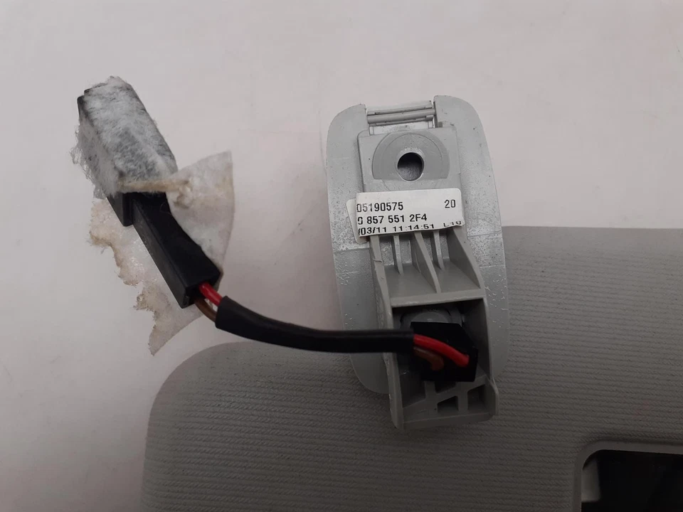 VOLKSWAGEN PASSAT CC Sun Visor 2008-2012 4 Door Coupe - Image 3 of 4