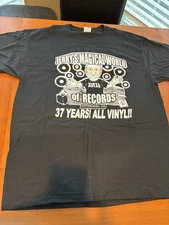 Vintage Jerry’s Records Jerry’s Magical World Of Records 37 Years Shirt PGH XL