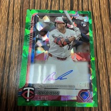 2025 Topps Chrome Update Series Sapphire Edition -auto Brooks Lee Green /99 